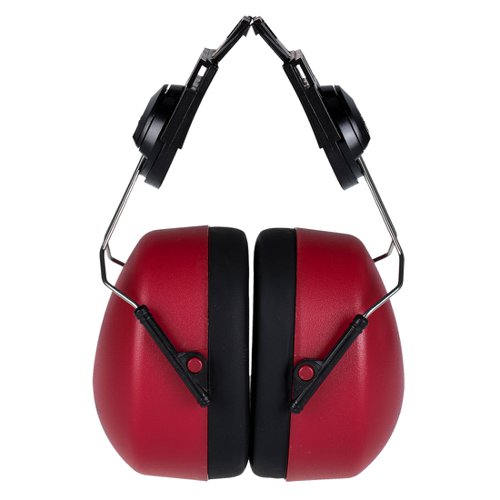 Portwest Clip-On Ear Defenders Red (Pack of 10)