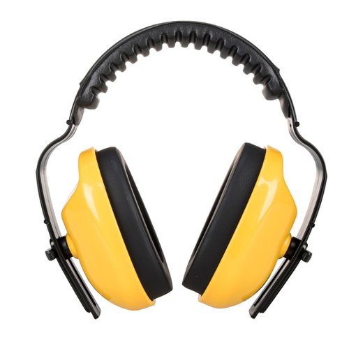 Portwest PW Classic Plus Ear Defenders Yellow (Pack of 10)