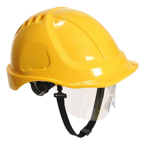 Portwest Endurance Plus Visor Helmet Yellow