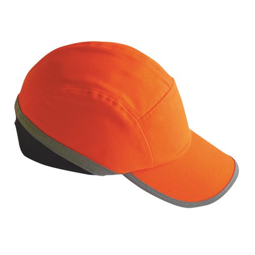 Portwest Long Peak Bump Cap Orange (Pack of 10)