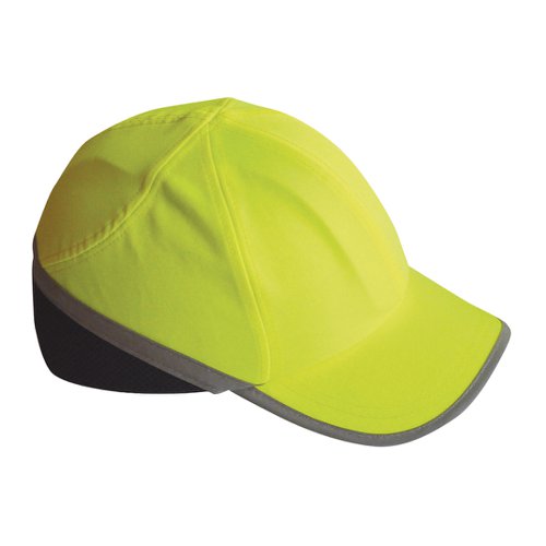 Portwest Long Peak Bump Cap Yellow (Pack of 10)