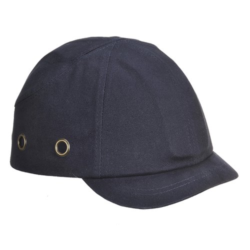 Portwest Short Peak Bump Cap Navy (Pack of 10)