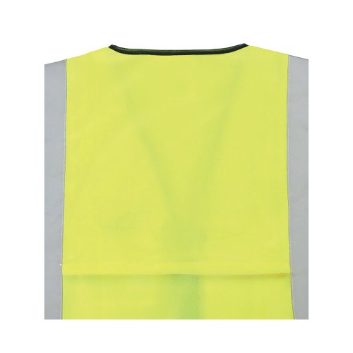 Beeswift High Visibility Waistcoat Full App G Saturn Yellow 2XL WCENGXXL