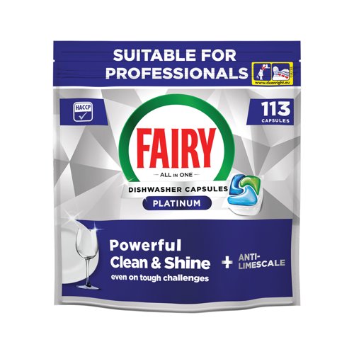 Fairy Professional Platinum Dishwasher Capsules x113 Pack of 2 PGP261