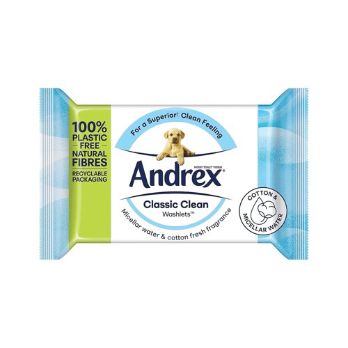 Andrex Washlets Classic Clean (Pack of 432) C006270