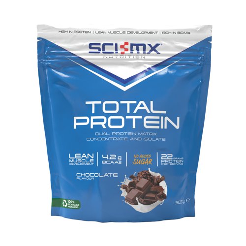 Total Protein is an expert formulation containing whey protein concentrate and soy protein isolate, providing high levels of protein and key amino acids. Despite its great taste, Total Protein has not compromised on nutritional values as each 30g serving provides 22g of protein and less than 2g of saturated fat and 2g of sugar.