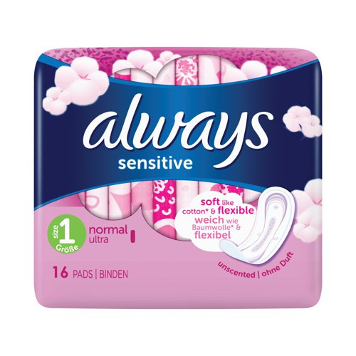 Always Sensitive Normal Sanitary Towel (Pack of 8) 71437