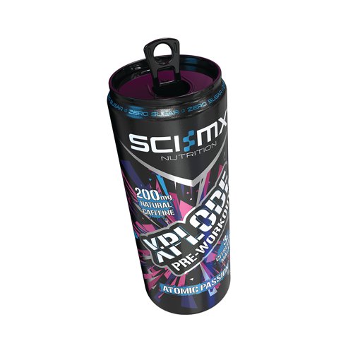 Sci-Mx Xplode Pre-Workout Can Atomic Passion 330ml (Pack of 12) P3239