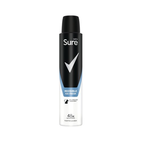 Sure Men Anti-Perspirant 48h Aerosol 200ml (Pack of 6) C007391 | Unilever