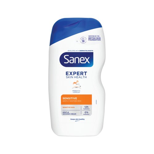 Sanex Shower Gel Sensitive Skin 415ml (Pack of 6) C004548
