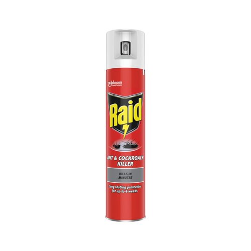 Raid Ant and Cockroach Killer Aerosol 300ml Pack of 6 97734