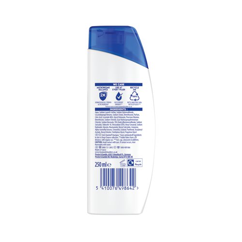 Head And Shoulders Shampoo Smooth + Silky 250ml (Pack of 6) 86902