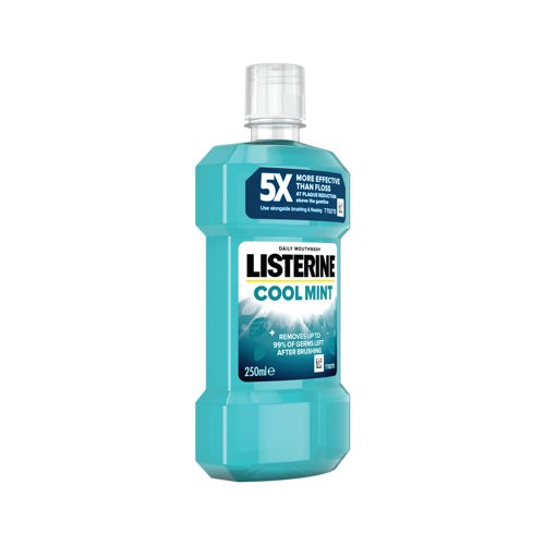 Listerine Mouthwash Cool Mint 250ml (Pack of 6) 31192