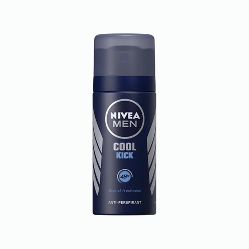 NiveaMen72HCoolKickAnti-Perspirant Spray Mini 35ml (Pack of 8) C006162