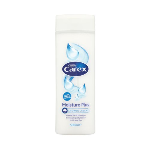 Carex Shower Cream Moisture Plus 500ml (Pack of 6) 7532