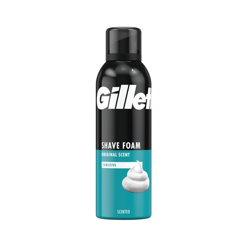 Catering specifically for sensitive skin, Gillette's Shave Foam gives a close, comfortable shave every time. Forming a rich, creamy lather, its innovative formula enables superior razor glide with minimised resistance and fewer nicks. Its dose of Glycerine ensures skin is left soft, smooth and hydrated after use.