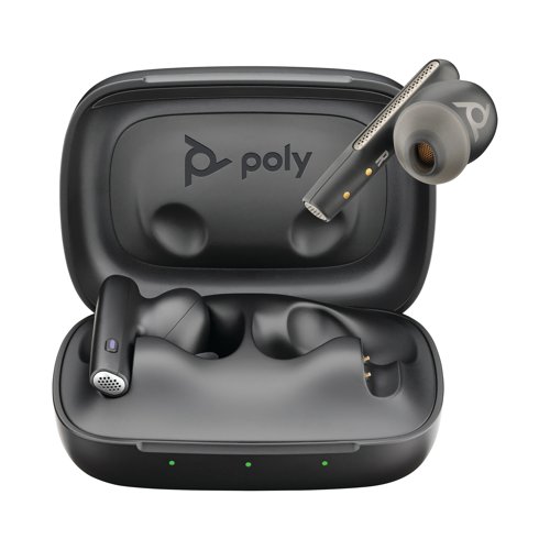 Poly Voyager Free 60 UC M Carbon Black Earbuds +BT700 USB-A Adapter +Basic Charge Case 7Y8L7AA Headphones PY05436