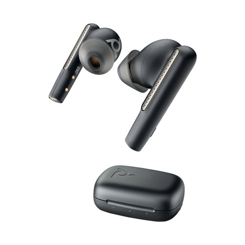 Poly Voyager Free 60 UC M Carbon Black Earbuds +BT700 USB-C Adapter +Basic Charge Case 7Y8L8AA