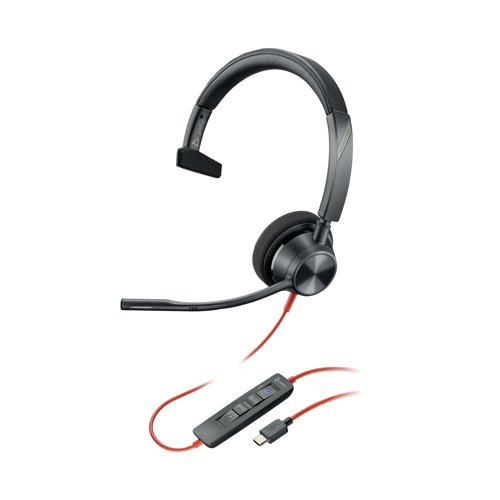 Poly Blackwire 3310 Monaural MS USB-C/A Headset 8X216AA