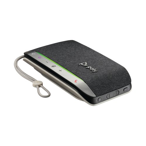 PY53621 | Sound like the professional you are with Poly Sync 20 USB/Bluetooth smart speakerphone for conference calls and music anywhere you work. Take conference room-quality audio on the go. Enjoy remarkable sound from meetings to music and reduced echo and noise so you can be heard clearly.