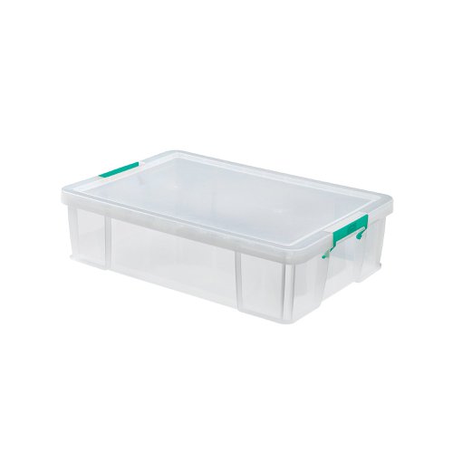 StoreStack 37 Litre Storage Box W680xD440xH170mm Clear RB75899 | StoreStack