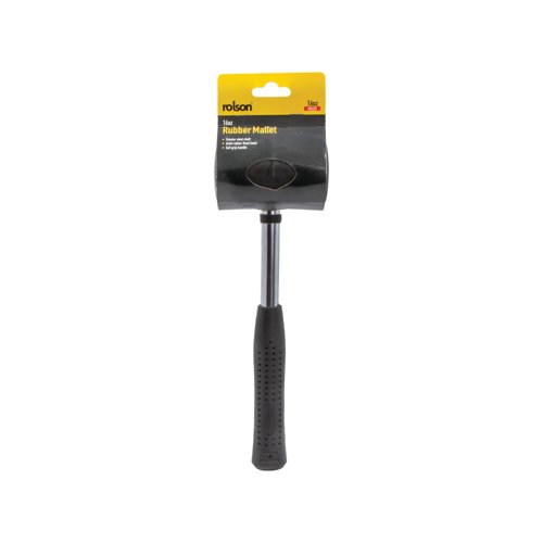 Rolson Tubular Steel Rubber Mallet 16oz Pack of 6 10514