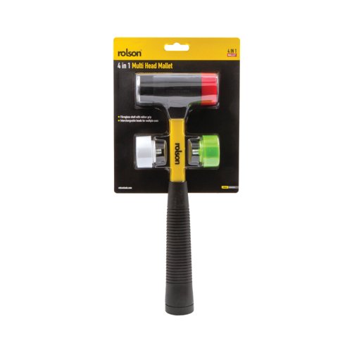 Rolson 4-in-1 Multi Head Mallet Pack of 6 10550