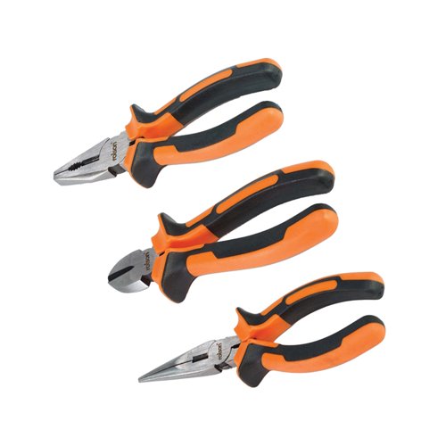 Rolson 3 Piece Pliers Set 150mm Pack of 6 20604