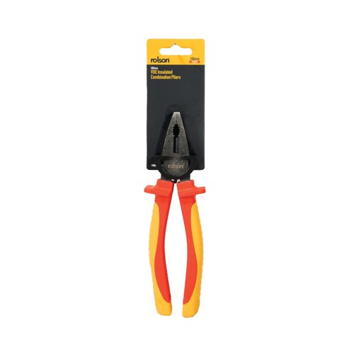 Rolson VDE Insulated Combination Pliers 200mm Pack of 6 21071