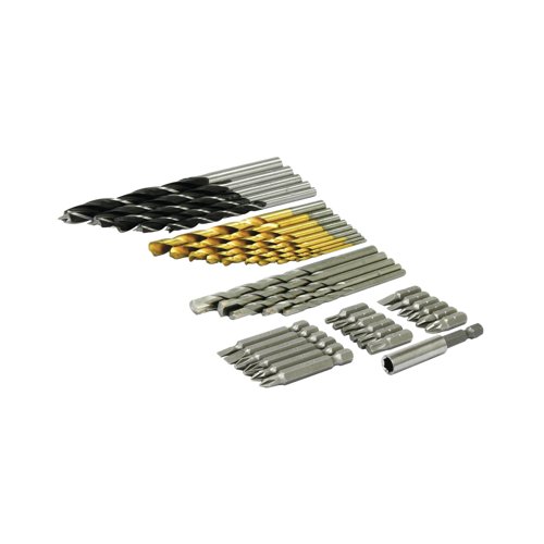 Rolson 38 Piece Drill and Bit Set Pack of 4 48440