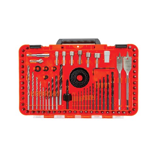 Rolson 90 Piece Drill and Bit Set Pack of 8 48448