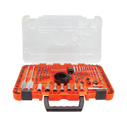 Rolson 90 Piece Drill and Bit Set Pack of 8 48448