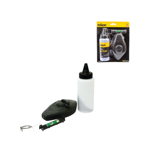 Rolson 3 Piece Chalk Line Set Pack of 12 52537