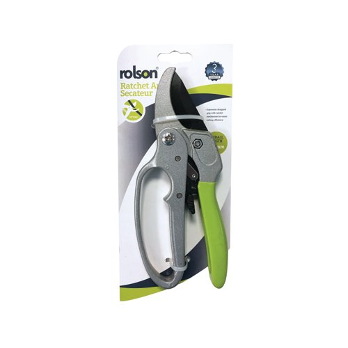 Rolson Ratchet Action Anvil Secateurs 200mm Pack of 6 Anvil Secateurs