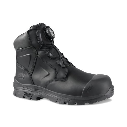 RF09010 | 100% non-metallic boots with protective toe cap and midsole. The Dolomite boots are robust and developed with specialist durability materials including FORCE10 components, a Moisture-tech by Sympatex waterproof membrane. With an IMPACT SHIELD for protection when digging and Boa fit system, turn the dial to tighten or loosen the boots. Standard EN ISO 20345:2011 S3 HI HRO WR SRC.