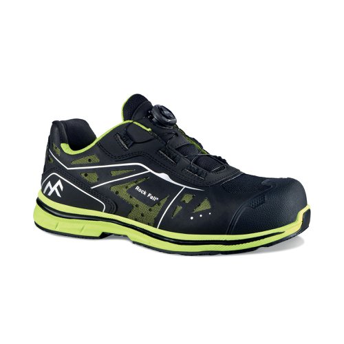 Rock Fall Luna ESD Boa Safety Trainer Black/Neon 6 RF110/006