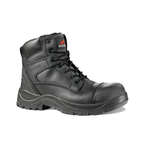 RF92454 | This 100% non-metallic Slate boot with protective toecap and midsole is developed with specialist durability materials including FORCE10 components, an Activ-Tex waterproof membrane and a dual footbed system. Suitable for construction, uniform and public services, security, utilities and rail workers.