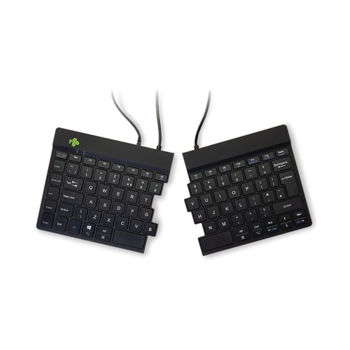 R-Go Split Break v2 Wireless QWERTY UK Keyboard Black RGOSBUKWLBL