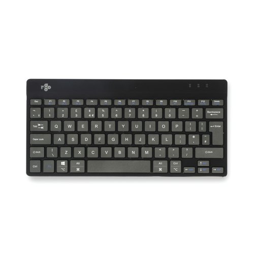 R-Go Compact Break Wireless Keyboard QWERTY UK Black RGOCOUKWLBL
