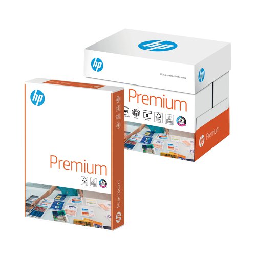 HP Premium white paper is designed to provide you with perfect printing with every single use. HP is an expert when it comes to producing printers and ink and it has used its expertise to engineer this high-quality paper. Passing through your printer without any risk of jamming or damage, this paper produces the very best print-outs. Ink will not blot or bleed on this paper and there is a high level of brightness for a clean finish. Whiteness: CIE168.