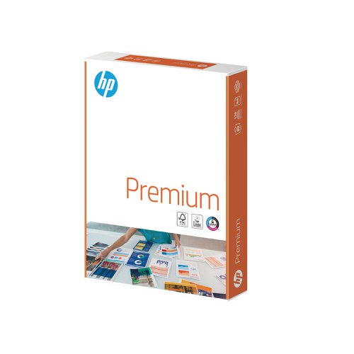 With their experience at creating high quality printers and ink, HP is the perfect company for providing your paper. This HP Premium white A4 paper is specially engineered to ensure that it passes through your printer without creating any jams or mess. This paper also provides a clean and clear surface that allows for the application of ink without any type of bleeding or blotting. With a Colourlok system, ink dries on this paper quickly to reduce smudging and promote vivacity. Whiteness: CIE 168.