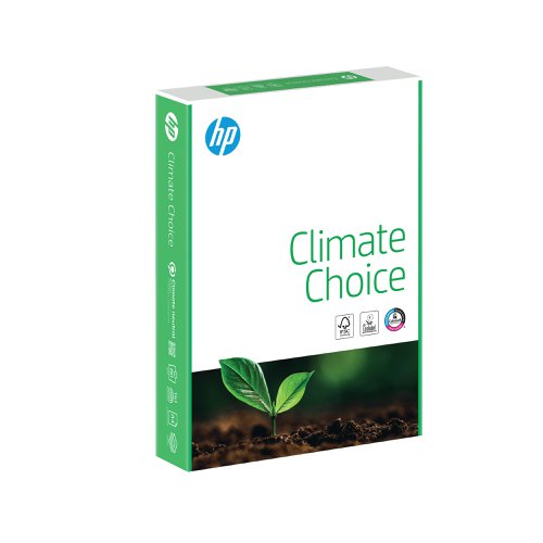 HP Climate Choice delivering outstanding print results with a climate neutral paper. For outstanding print quality. Sourced from sustainably managed forests. Supplied in paper wrapper which is recyclable. Perfect for day-to-day office printing needs.