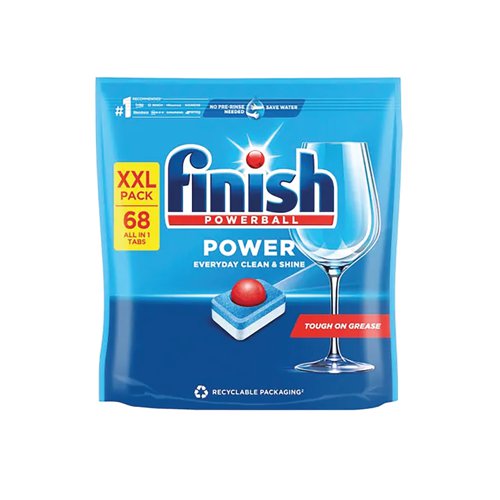 Finish Power All In One Dishwasher Tablets (Pack of 68) 3281829-S