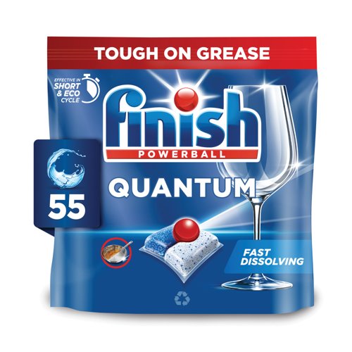 Finish Quantum AIO Dishwasher Tablets Fresh Regular (Pack of 55) 3310709