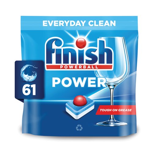 Finish Power Dishwashing Tablets Fresh (Pack of 61) 3311089