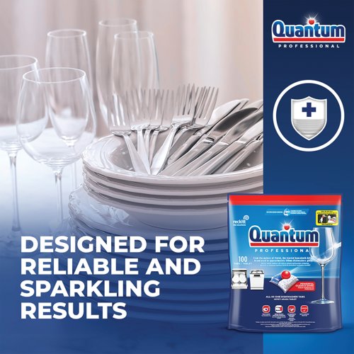 Quantum Professional All In One Dishwasher Tablets (Pack of 200) 3312393 | Reckitt Benckiser Group plc