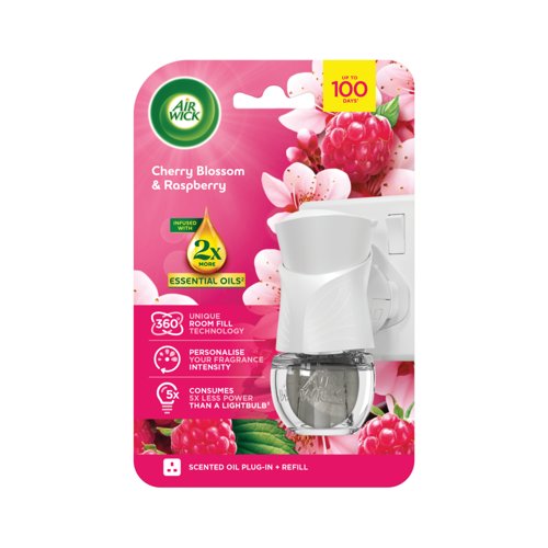 Airwick Liquid Electric Diffuser Kit Blossom + Raspberry 3340814