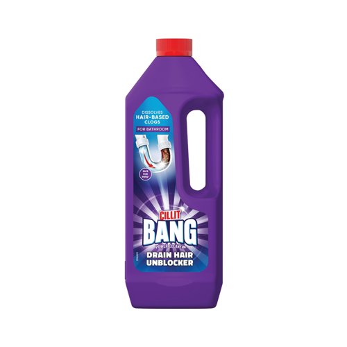 Cillit Bang Power Cleaner Drain Unblocker 1 Litre (Pack of 8) 3278231