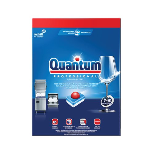 Quantum Professional Dishwasher Tablets (Pack of 125) 3294235