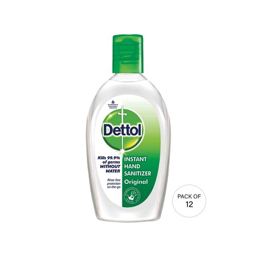 Dettol Hand Sanitiser Gel On the Go 50ml (Pack of 12) 3028667